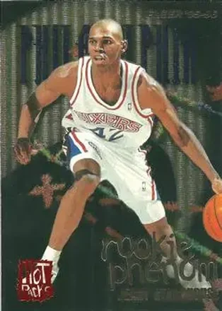 1995-96 Fleer #7 Rookie Phenom Hot Pack Jerry Stackhouse