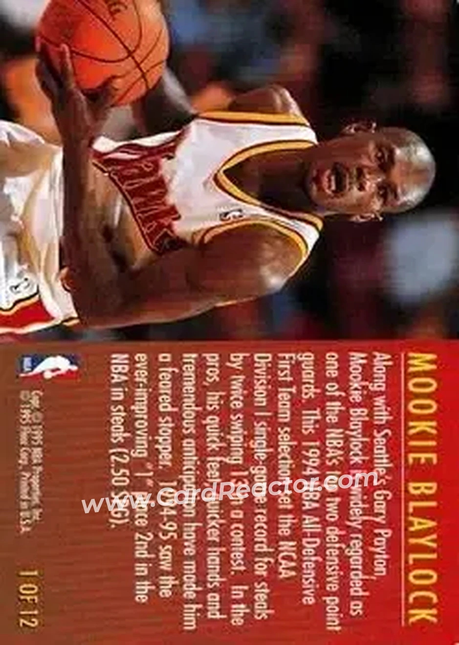 Back of Mookie Blaylock