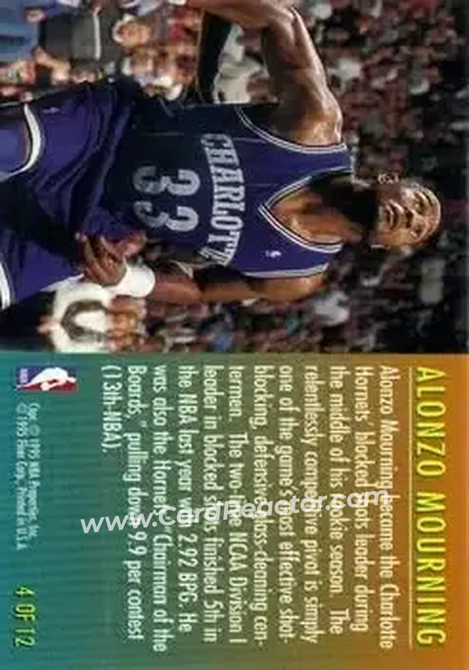 Back of Alonzo Mourning