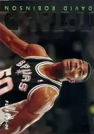 1995-96 Fleer #10 Total D David Robinson