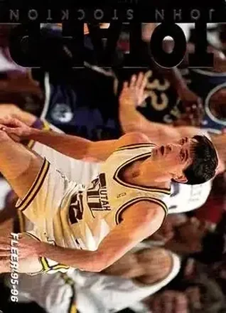 1995-96 Fleer #12 Total D John Stockton