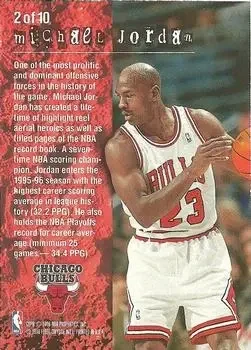 Back of Michael Jordan