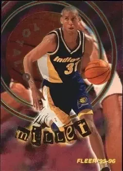 1995-96 Fleer #4 Total O Reggie Miller