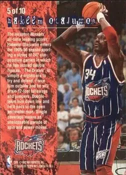 Back of Hakeem Olajuwon