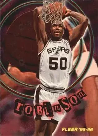 1995-96 Fleer #8 Total O David Robinson