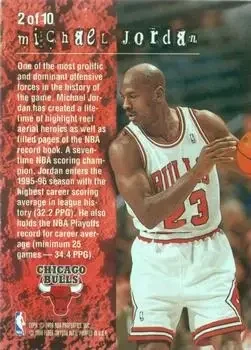 Back of Michael Jordan