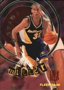 1995-96 Fleer #4 Total O Hot Pack Reggie Miller