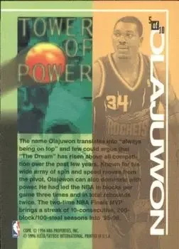 Back of Hakeem Olajuwon