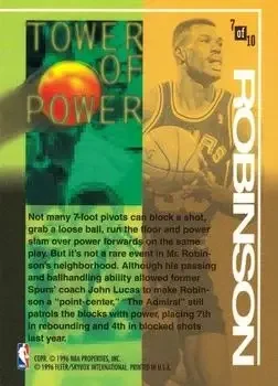 Back of David Robinson