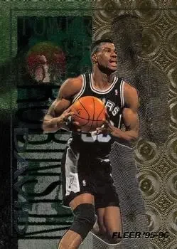 1995-96 Fleer #7 Tower of Power David Robinson