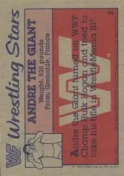 Back of Andre the Giant
