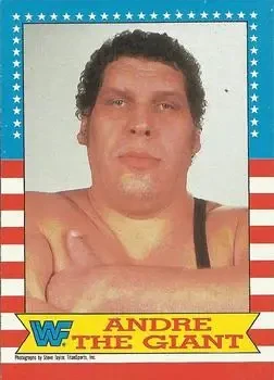1987 Topps WWF #2 Andre the Giant