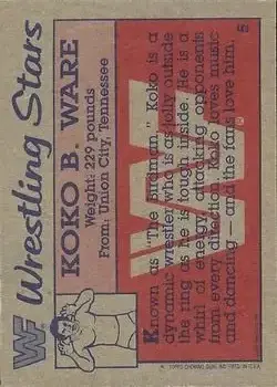 Back of Koko B. Ware