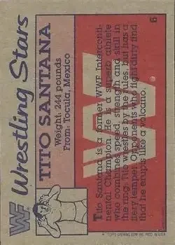 Back of Tito Santana