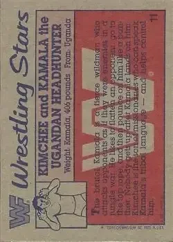 Back of Card #11