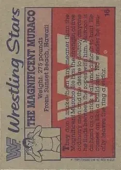 Back of The Magnificant Muraco