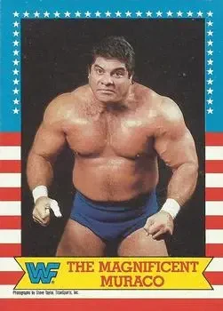 1987 Topps WWF #16 The Magnificant Muraco