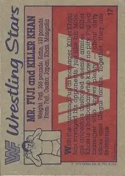 Back of Card #17