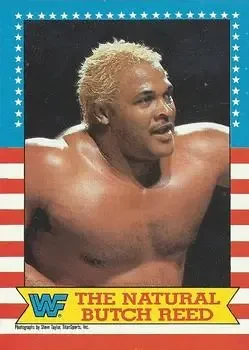 1987 Topps WWF #18 The Natural Butch Reed