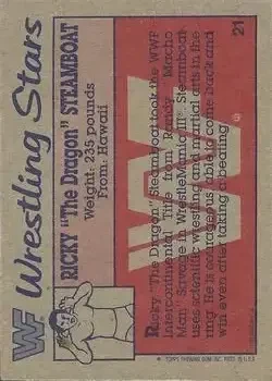 Back of Ricky "The Dragon" Steamboat