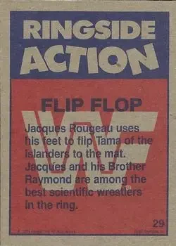 Back of Card #29