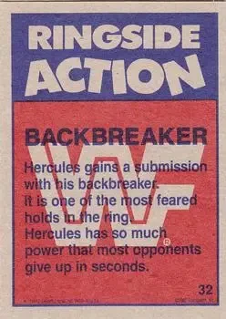 Back of Card #32
