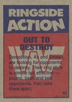 Back of Card #40