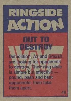 Back of Card #40