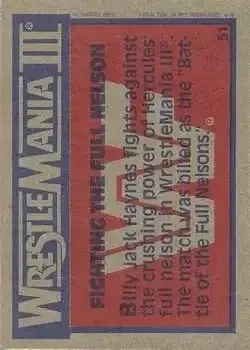 Back of Card #51