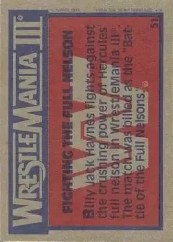 Back of Card #51