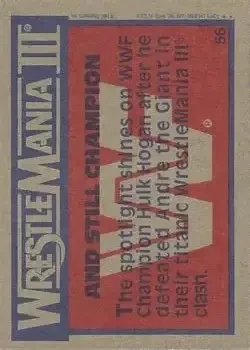 Back of Card #56