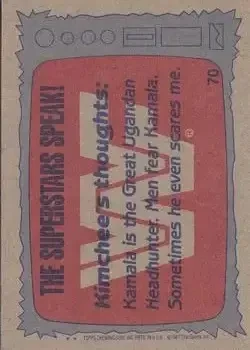 Back of Card #70
