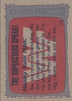 Back of Honky Tonk Man