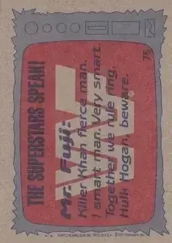 Back of Killer Khan
