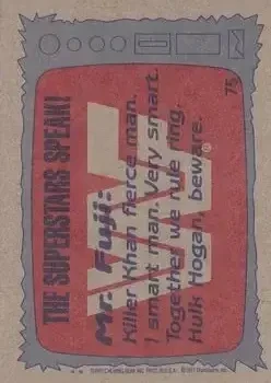 Back of Killer Khan