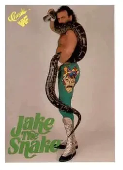 1989 Classic WWF #7 Jake "The Snake" Roberts