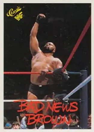 1989 Classic WWF #26 Bad News Brown