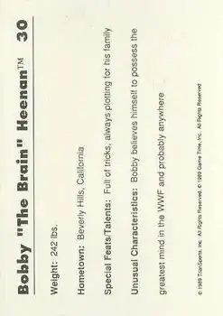 Back of Bobby "The Brain" Heenan