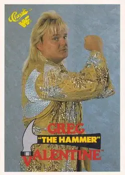 1989 Classic WWF #33 Greg "The Hammer" Valentine