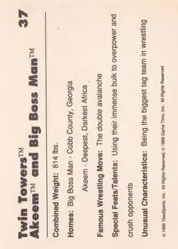 Back of Card #37