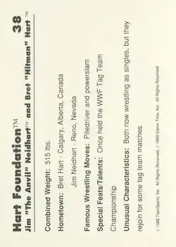 Back of Card #38