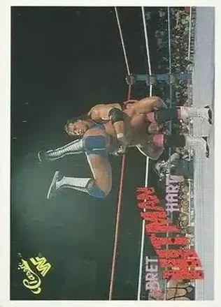 1989 Classic WWF #45 Bret "Hit Man" Hart