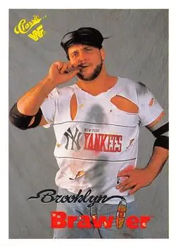 1989 Classic WWF #50 Brooklyn Brawler