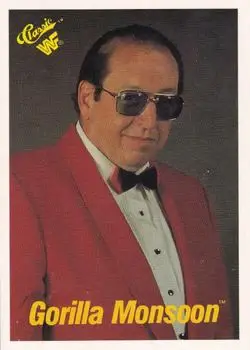 1989 Classic WWF #52 Gorilla Monsoon