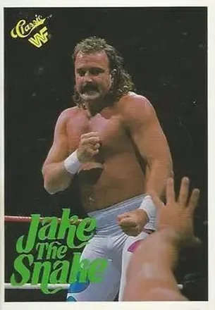 1989 Classic WWF #63 Jake "The Snake" Roberts
