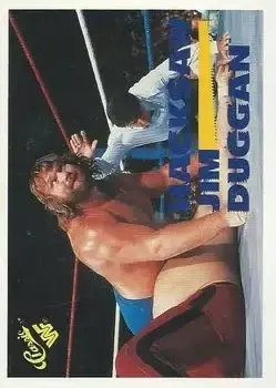 Front of Hacksaw Jim Duggan