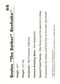 Back of Brutus "The Barber" Beefcake