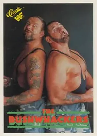1989 Classic WWF #70 The Bushwhackers (Butch & Luke)