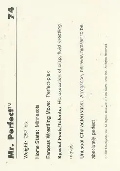 Back of Mr. Perfect