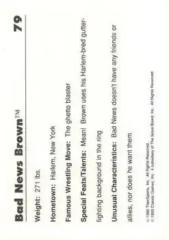 Back of Bad News Brown